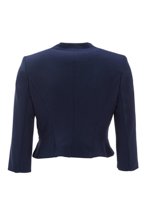 Taillierte Jacke aus Jersey Crêpe