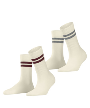 Esprit Tennis Stripe 2-Pack Damen Socken