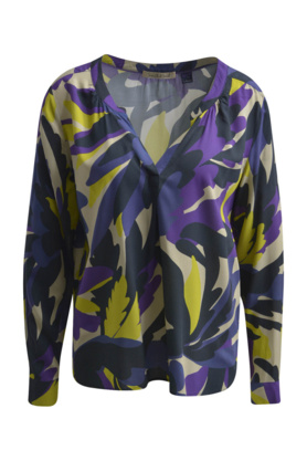 Bluse mit V-Ausschnitt
