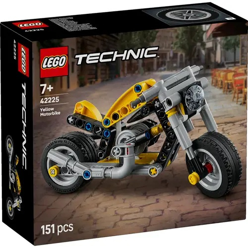 42225 Gelbes Motorrad V29
