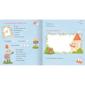 Kindergarten-Freundebuch "Einhorn und Prinzessin"