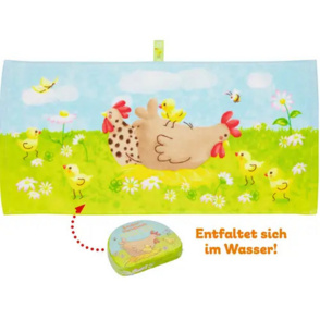 Zauberhandtuch Hühner - Fröhliche Ostern