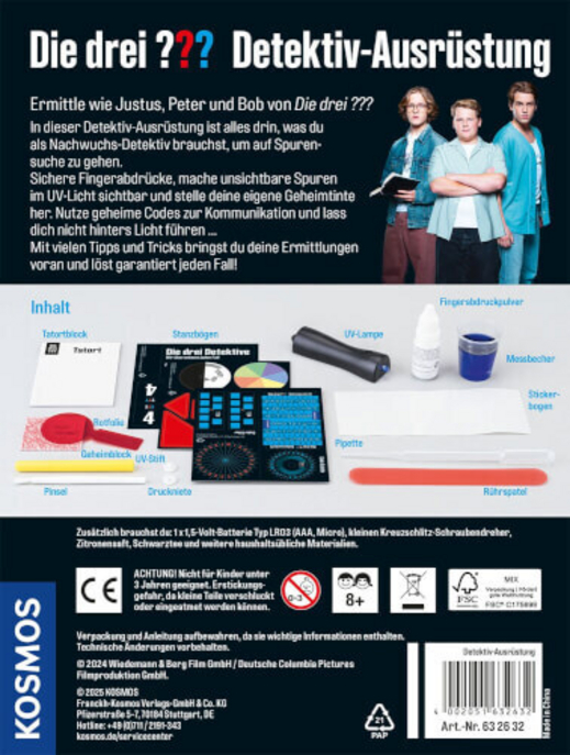 Drei ??? Detektiv-Ausrüstung