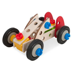 Holz-Konstruktionsset "Rennauto"