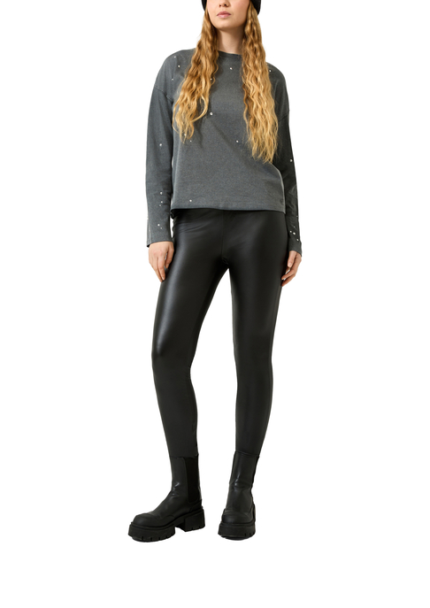 Lederimitat-Leggings