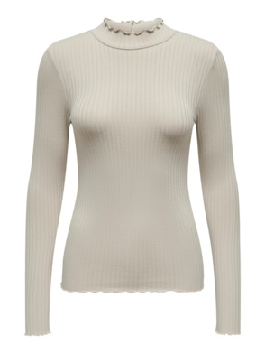 JDYFRANSISKA L/S HIGHNECK TOP JRS NOOS