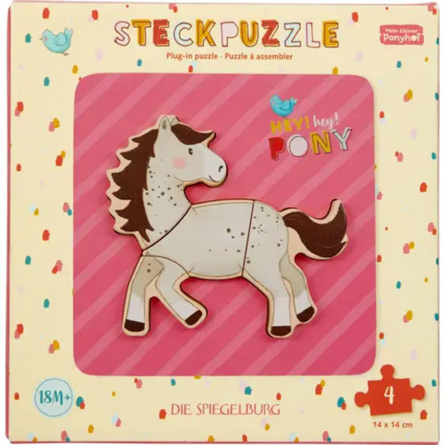 Steck-Puzzle "Mein kleiner Ponyhof" (4-T.)