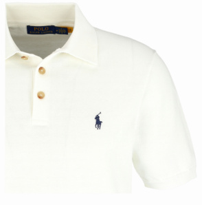 Baumwollpullover mit Polokragen