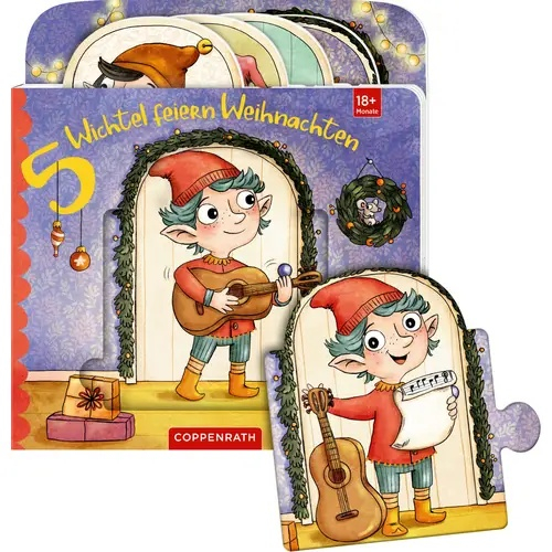 Mein Mitmach-Puzzle-Buch: 5 Wichtel feie