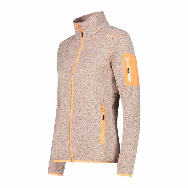 Schwere Fleecejacke Knit-Tech Meliert