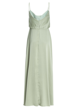 Satin-Maxikleid