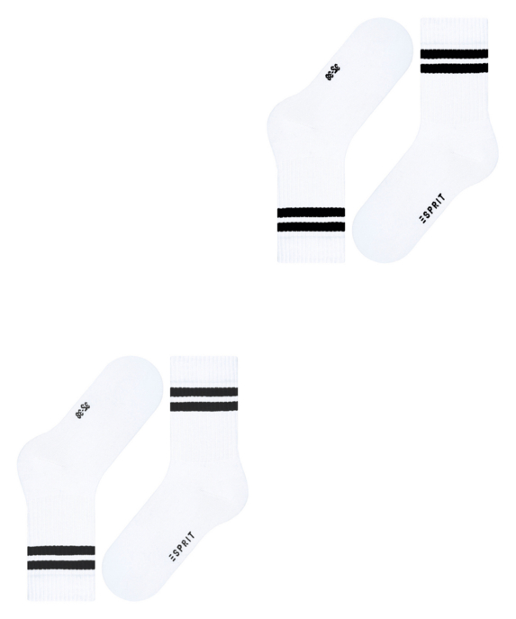 Esprit Tennis Stripe 2-Pack Damen Socken