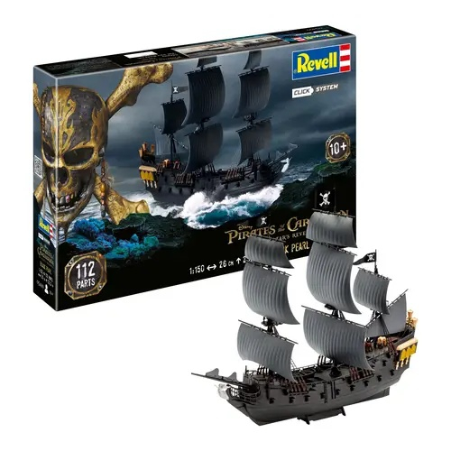 Modellbausatz "Fluch der Karibik Black Pearl" (Easy-Click). 1:150