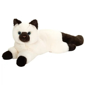 Birma-Katze liegend 36 cm