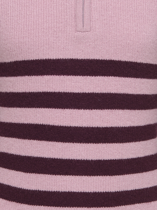 KOGFRANCA HALF ZIP L/S STRIPE KNT N