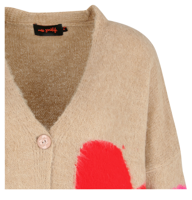 Cardigan "Hearts Allover"