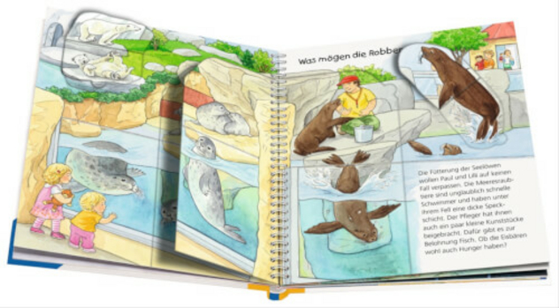 Kinder-Sachbuch "Wieso? Weshalb? Warum? - Wir gehen in den Zoo"