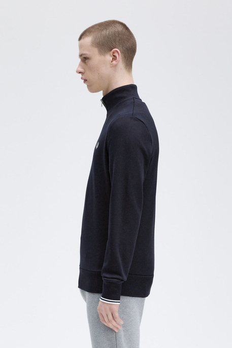 Sweatshirt mit halblangem Reißverschluss