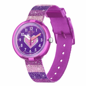 Uhr "Stripy Glitter"
