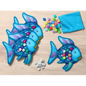 Der Regenbogenfisch-Glitzer-Bingo DE