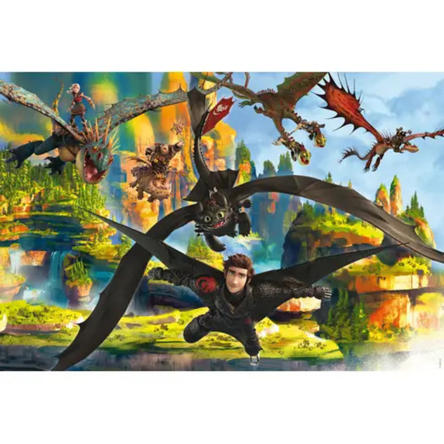 Puzzle "Dragons - Fliegende Drachen", 150 Teile