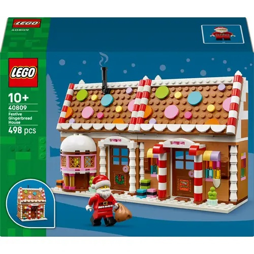 40809 Weihnachtliches Lebkuchenhaus V29