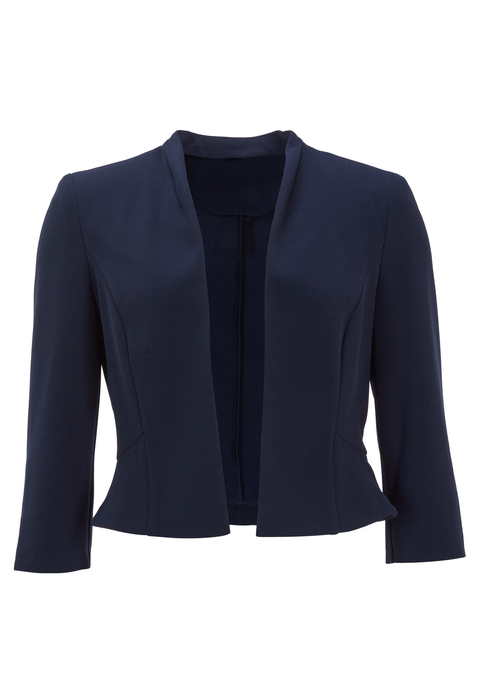 Taillierte Jacke aus Jersey Crêpe
