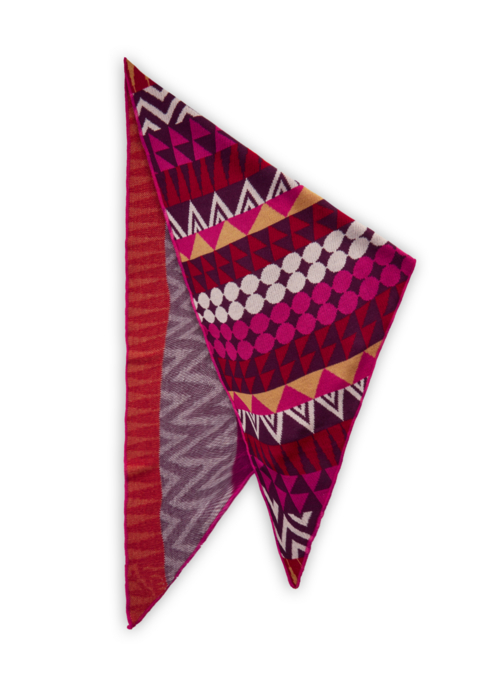 Dreieckstuch "Intarsien"
