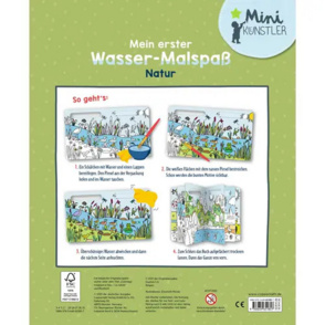 Malbuch "Mein erster Wasser-Malspaß - Natur"