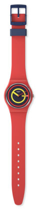 Uhr "Swatch Concentric Red"