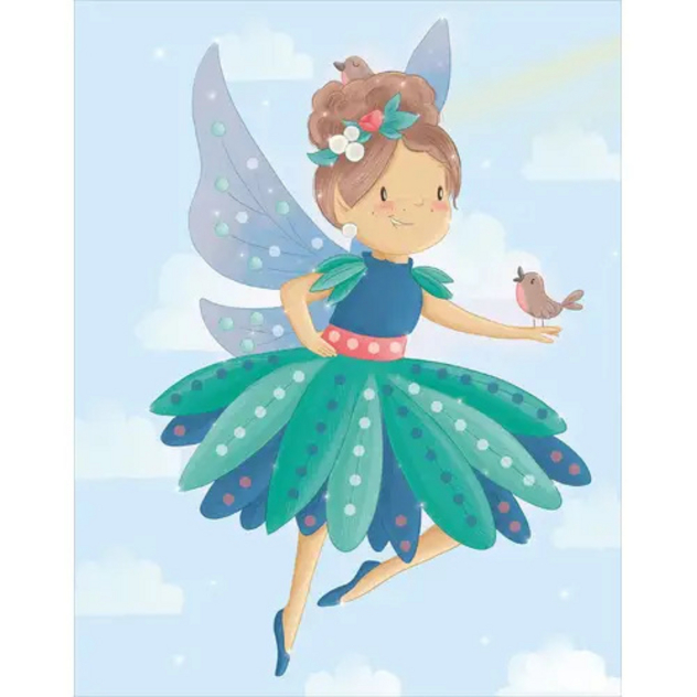 Diamant-Stickerheft "Anziehspaß Frühlingsfeen"