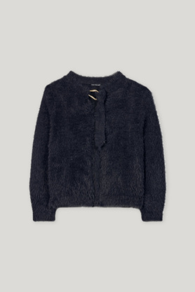 Cardigan mit Bindebanddetail