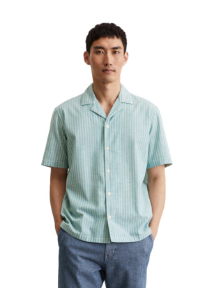 Kurzarmhemd "Camp collar"
