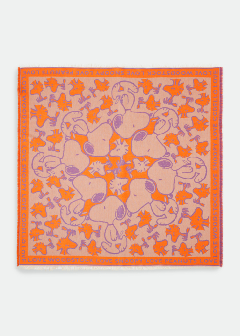 60%ACYRLIC 25%COTTON 110X110CM