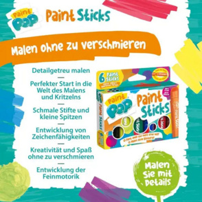 Stifte-Set "Paint Pop: Paint Sticks", 6er-Pack