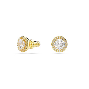 UNA:OHRSTECKER STUD PAVE WHITE/GOS