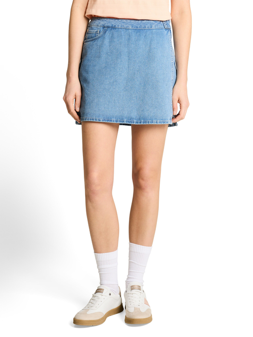 Denim-Skort