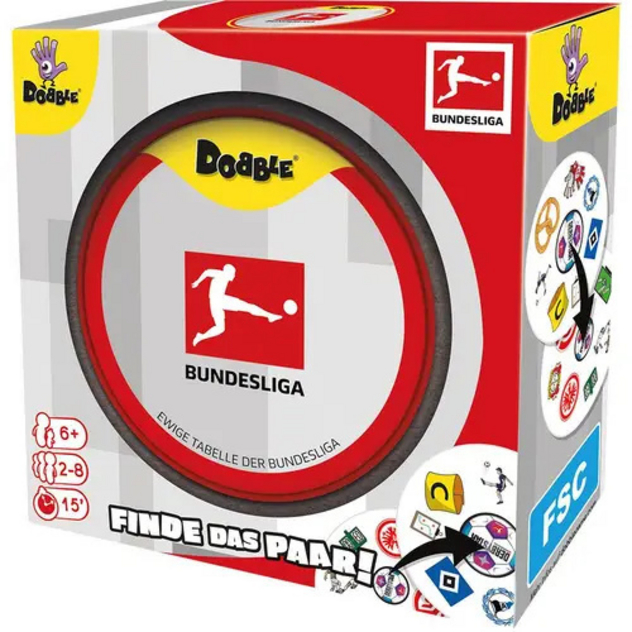 Reaktionsspiel "Dobble Bundesliga"