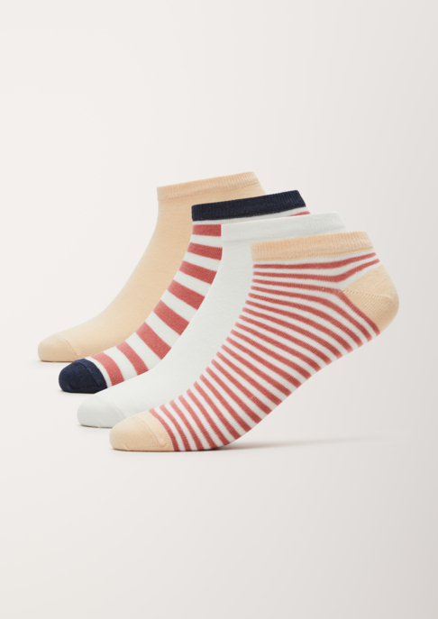 Sneakersocken, 4er-Pack