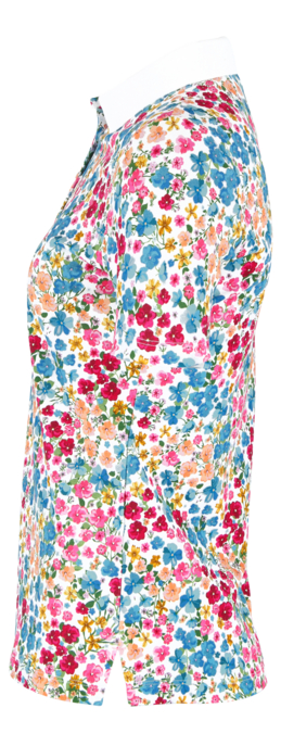 Poloshirt mit All-Over-Print