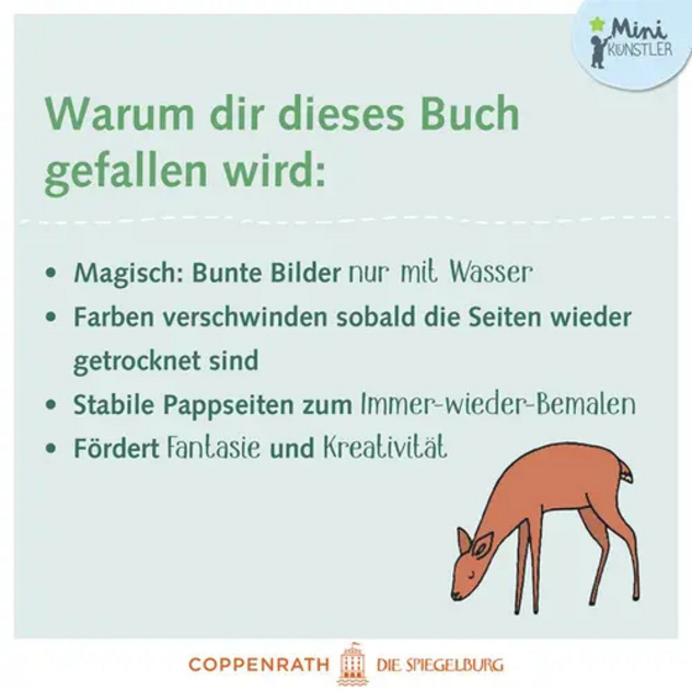 Mein 1. Wasser-Malspaß "Waldtiere"