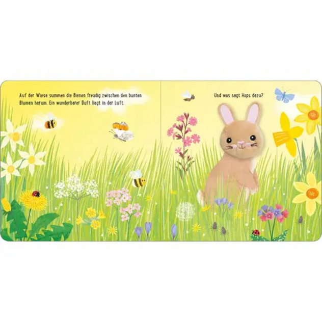 Sound- und Fingerpuppen-Buch "Meine sprechende Fingerpuppe - Hops Hase"