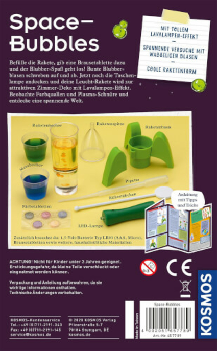 Experimentier-Set "Space-Bubbles"