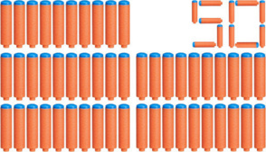 Nerf Blaster-Zubehör "Nachfüllpackung", 50er-Pack