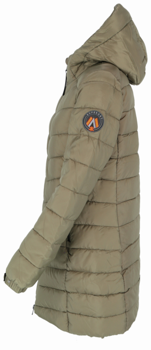 Superdry Steppjacke für Frauen in Grün Stilvoll Warm