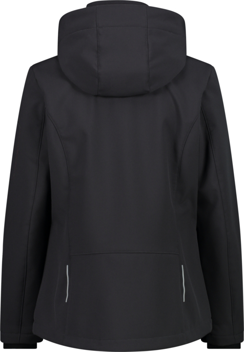 Softshell-Jacke mit abnehmbarer Kapuze