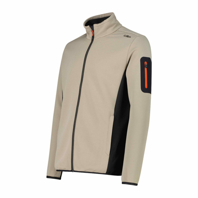 Fleecejacke mit Stehkragen