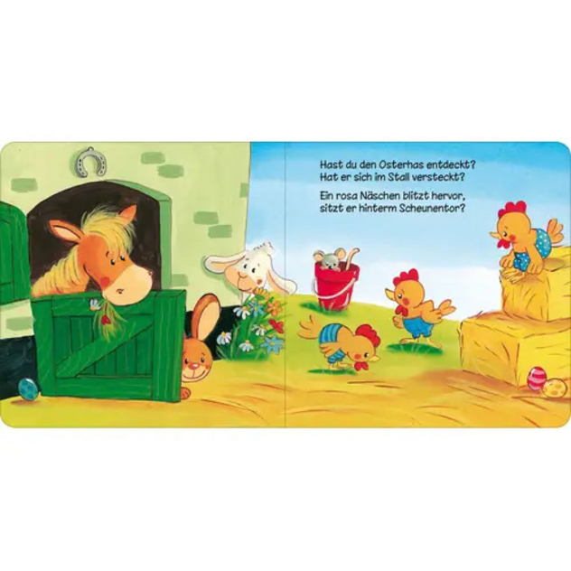 Pappbilderbuch "Wo bist du, kleiner Osterhase?"