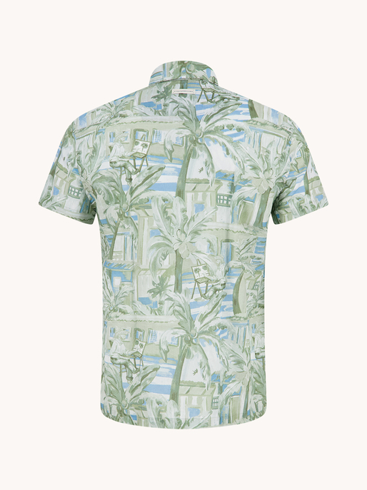 Kurzarmhemd "Tropical Sketch"