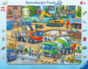 Rahmenpuzzle "Auf der Baustelle ist was los!", 24 Teile